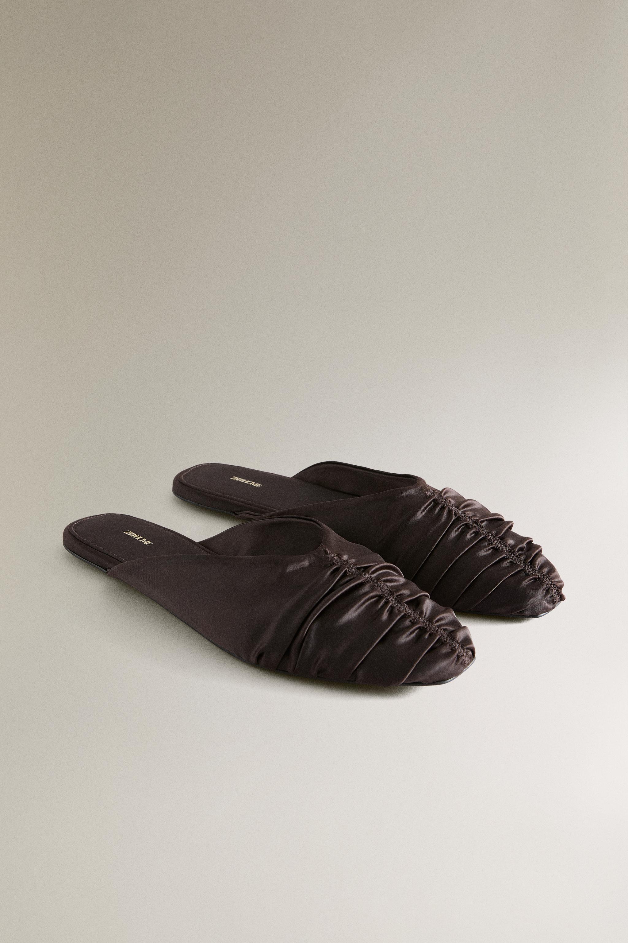 MULE PLISSÉE SATIN